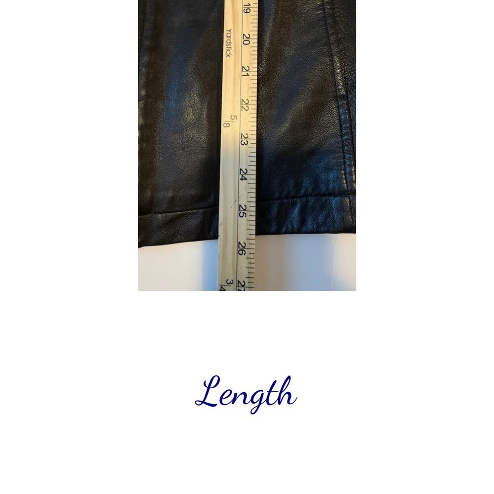 Whet Blu Black Leather Jacket Women’s Medium | Classic Stylish Outerwear - Picture 12 of 13